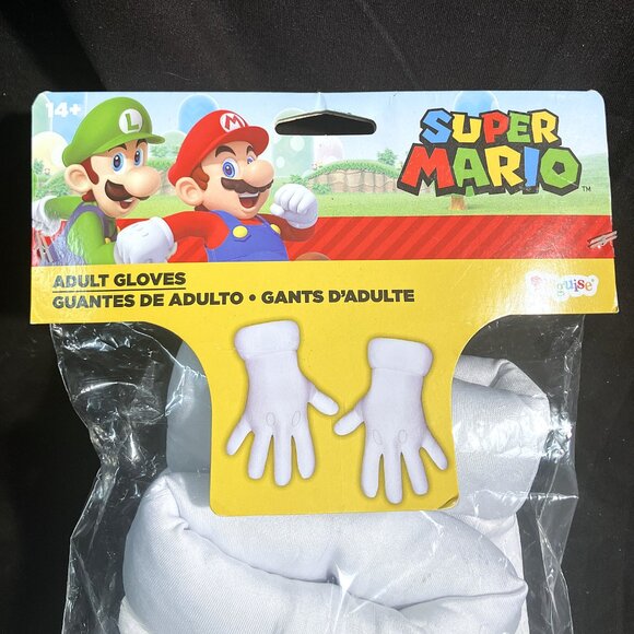 Super Mario Brothers Unisex Luigi Costume: Hat, Gloves, & Suspenders - Picture 8 of 9